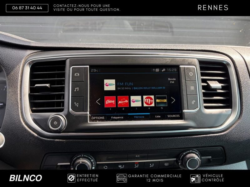 Peugeot Expert Long L3H1 2.0 BlueHDI 150ch / 2021 / TVA récupérable / Caméra / Angle mort / CarPlay