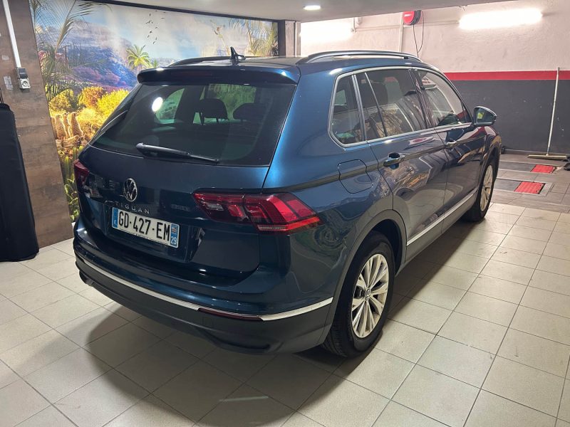 VOLKSWAGEN TIGUAN II 1.5 TSI 150 EVO DSG 11/2021 PRIX HT : 16658 € PRIX TTC : 19990€