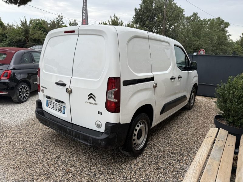 CITROEN BERLINGO M 1000KG 1.6 BLUE HDI 100 CAMÉRA CAR PLAY 3 PLACES  2019
