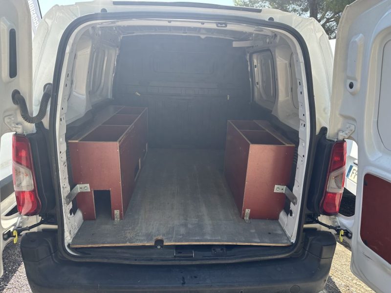 CITROEN BERLINGO M 1000KG 1.6 BLUE HDI 100 CAMÉRA CAR PLAY 3 PLACES  2019