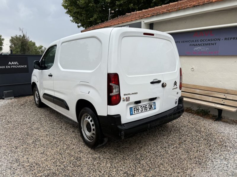 CITROEN BERLINGO M 1000KG 1.6 BLUE HDI 100 CAMÉRA CAR PLAY 3 PLACES  2019