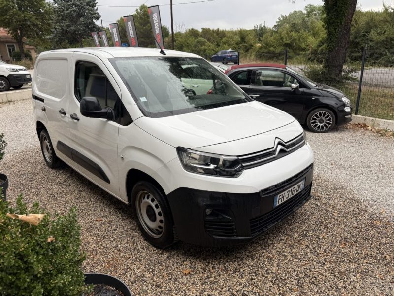 CITROEN BERLINGO M 1000KG 1.6 BLUE HDI 100 CAMÉRA CAR PLAY 3 PLACES  2019