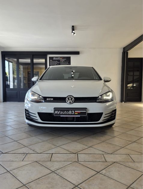 VOLKSWAGEN GOLF 7 GTD 2.0 TDI 184ch 2015 - Révision complète - CT OK - Garantie 12 mois 