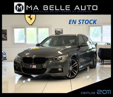 BMW SÉRIE 3 TOURING 320D 184 M SPORT – XÉNON – CUIR – GPS - 214 euros mensuel