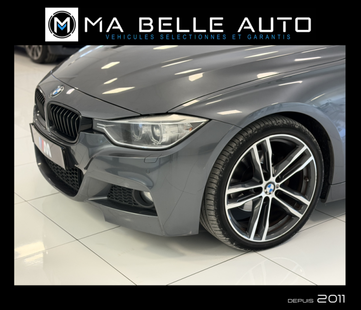 BMW SÉRIE 3 TOURING 320D 184 M SPORT – XÉNON – CUIR – GPS - 214 euros mensuel