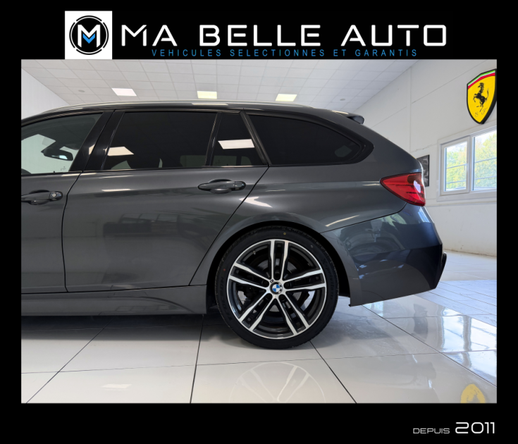 BMW SÉRIE 3 TOURING 320D 184 M SPORT – XÉNON – CUIR – GPS - 214 euros mensuel