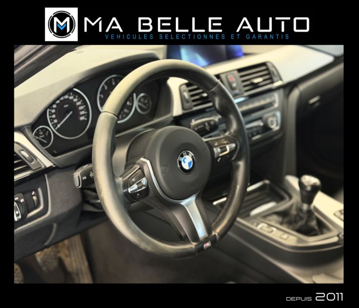 BMW SÉRIE 3 TOURING 320D 184 M SPORT – XÉNON – CUIR – GPS - 214 euros mensuel