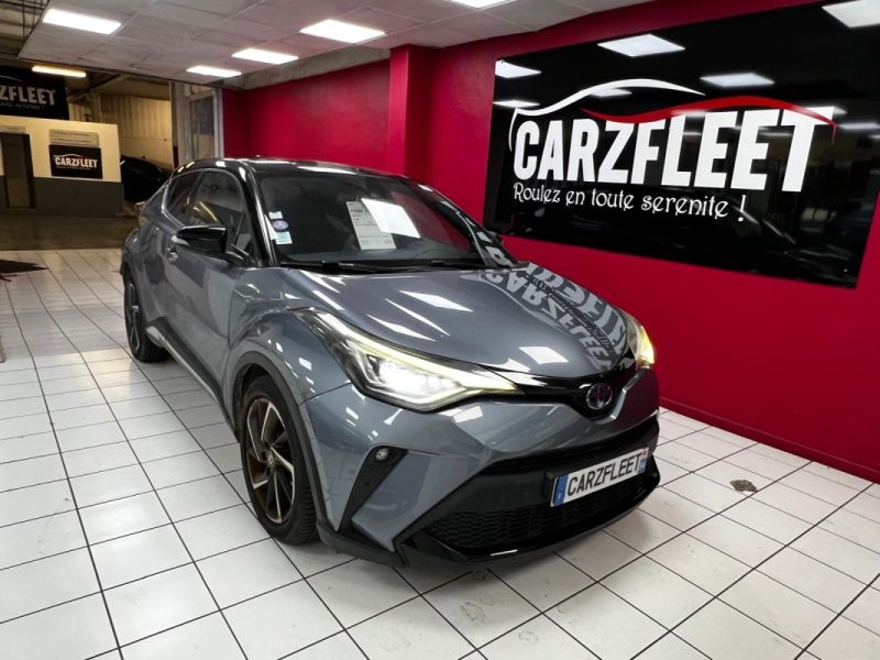 TOYOTA C-HR SUV PHASE 2 HYBRIDE 122cv GRAPHIC PREMIUM + CUIR/1 ERE MAIN/TVA RECUPERABLE