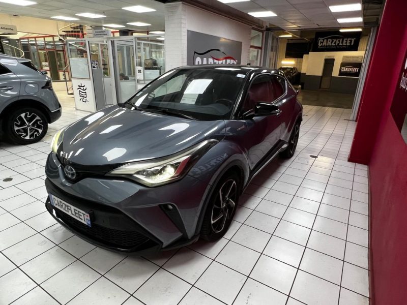 TOYOTA C-HR SUV PHASE 2 HYBRIDE 122cv GRAPHIC PREMIUM + CUIR/1 ERE MAIN/TVA RECUPERABLE
