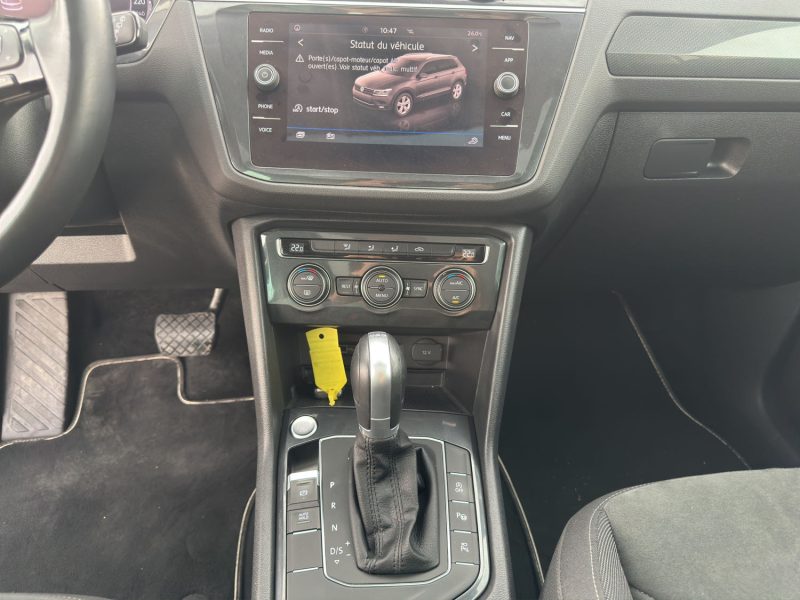 VOLKSWAGEN TIGUAN II 2.0L TDI 150 CV PACK CARAT *BOITE AUTO*.