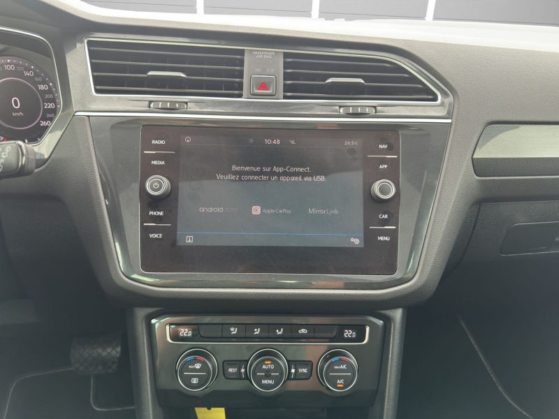 VOLKSWAGEN TIGUAN II 2.0L TDI 150 CV PACK CARAT *BOITE AUTO*.