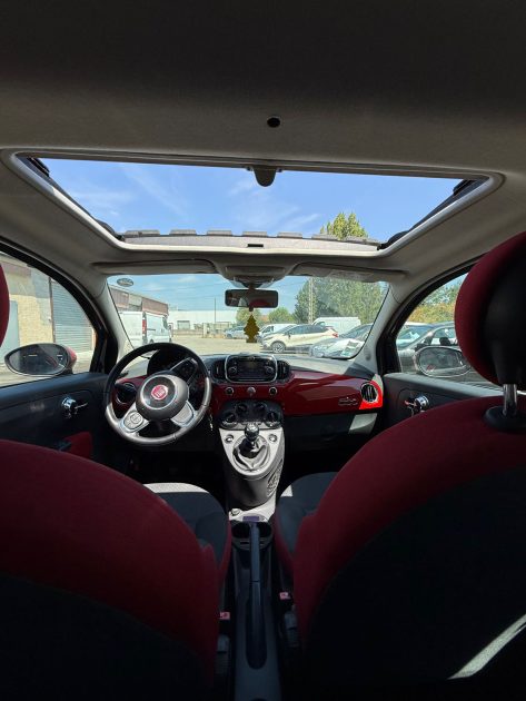 FIAT 500 1.2 70 cv rosso amoro 
