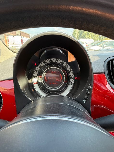 FIAT 500 1.2 70 cv rosso amoro 