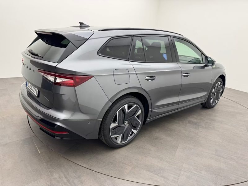 SKODA ENYAQ RS 4X4 – 82 KWH – PANO – CAMÉRA 360° – CANTON – DCC 2024