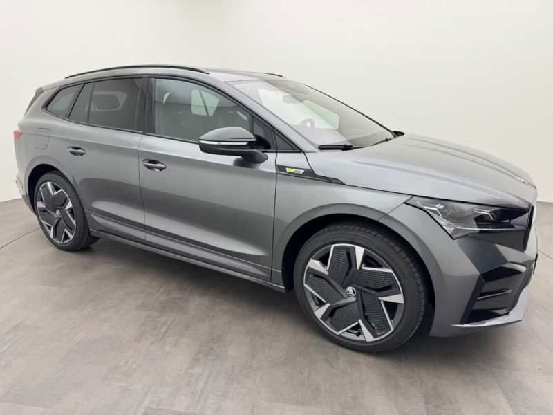 SKODA ENYAQ RS 4X4 – 82 KWH – PANO – CAMÉRA 360° – CANTON – DCC 2024