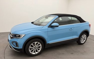 VOLKSWAGEN T-ROC CABRIOLET 1.5 TSI STYLE – CAPOTE ÉLECTRIQUE – DISCOVER MEDIA – COCKPIT PRO – FILET ANTI-REMOUS 2023