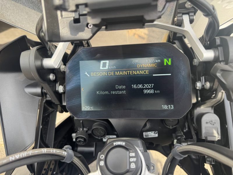 BMW R 1250 GS Triple Black - Akrapovic - 1ère Main Française - Suivi BMW 