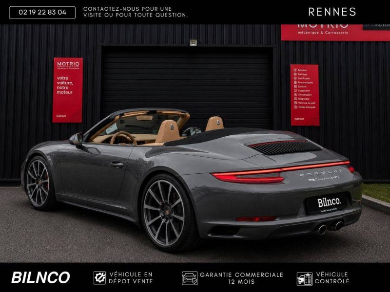PORSCHE 911 Cabriolet 3.0 420ch 4S - Garantie 12 mois