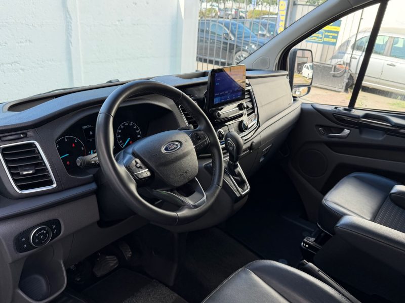 FORD TRANSIT CUSTOM CABINE APPROFONDIE  2.0 ECOBLUE 170 CV BVA  5P LIMITED / ATTELAGE  2022