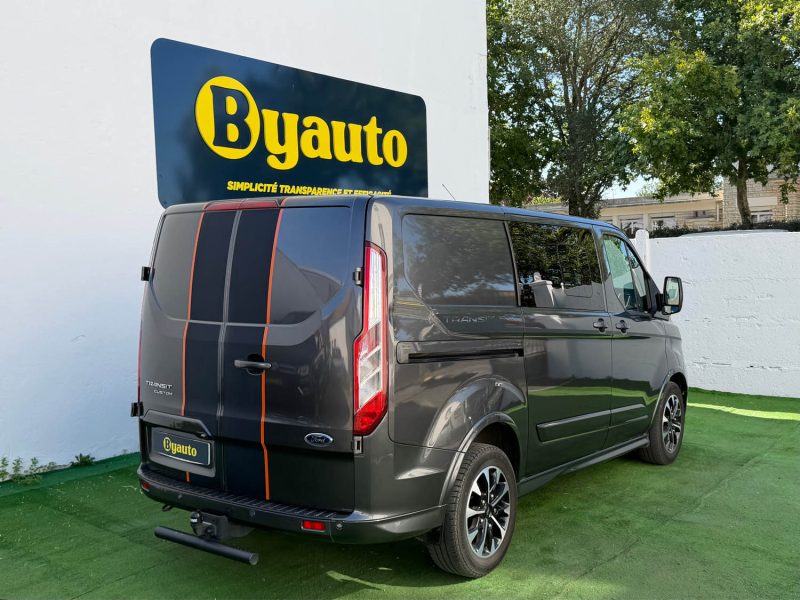 FORD TRANSIT CUSTOM CABINE APPROFONDIE  2.0 ECOBLUE 170 CV BVA  5P BUSINESS / ATTELAGE  2022