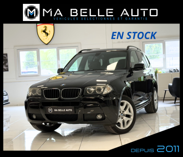BMW X3 XDRIVE20D 163 PACK M BVA / CUIR SIEGES ELEC. VOLANT CHAUFF. GPS XENON