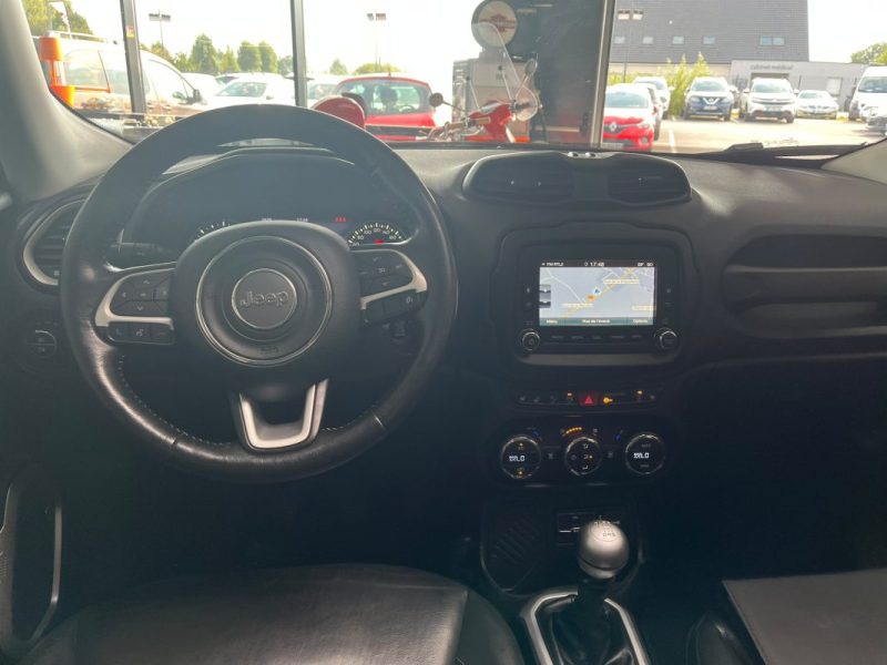 🚙 JEEP RENEGADE 1.6  120 Ch 🛋️ Cuir 🔥 Sièges chauffants 📷 Caméra de recul