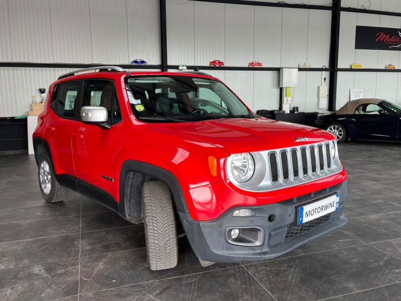 🚙 JEEP RENEGADE 1.6  120 Ch 🛋️ Cuir 🔥 Sièges chauffants 📷 Caméra de recul