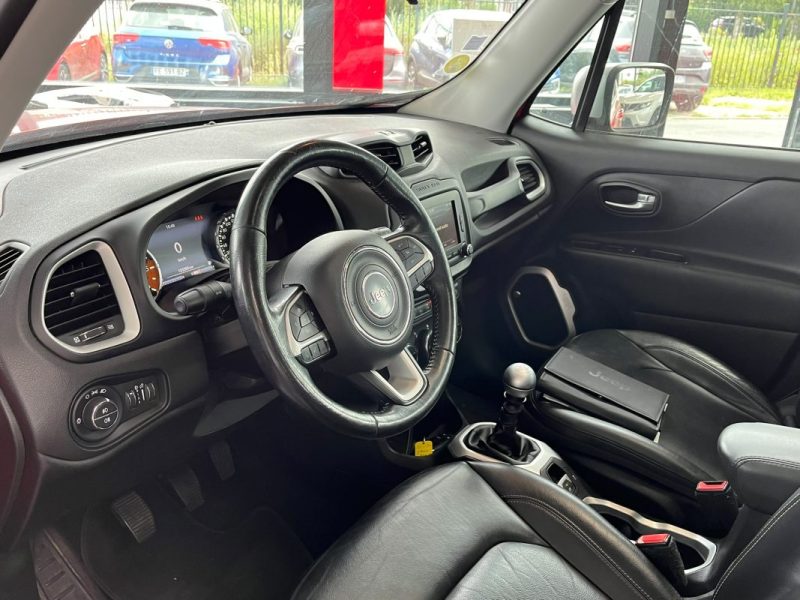 🚙 JEEP RENEGADE 1.6  120 Ch 🛋️ Cuir 🔥 Sièges chauffants 📷 Caméra de recul