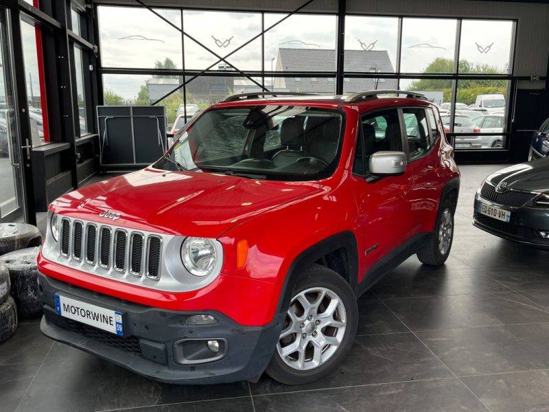 🚙 JEEP RENEGADE 1.6  120 Ch 🛋️ Cuir 🔥 Sièges chauffants 📷 Caméra de recul