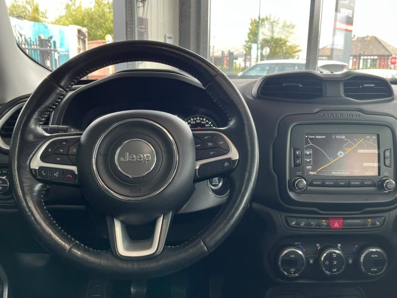 🚙 JEEP RENEGADE 1.6  120 Ch 🛋️ Cuir 🔥 Sièges chauffants 📷 Caméra de recul