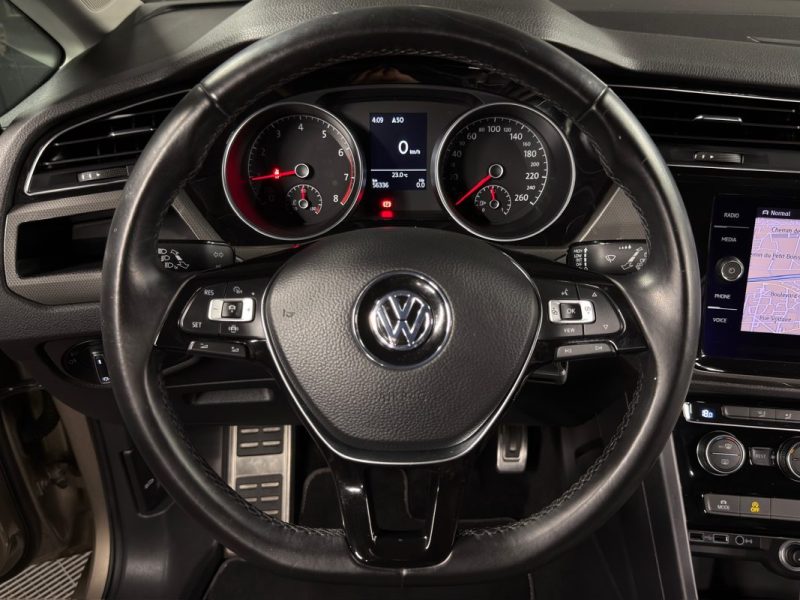 VOLKSWAGEN TOURAN III LOUNGE 1.5 TSI EVO 150 Cv 1ERE MAIN / 7 PLACES APPLE & ANDROID - Garantie 1 an