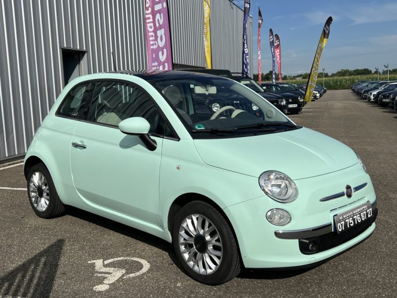 FIAT 500 1.2 8v 69ch Club Dualogic 89.000km Garantie 6 Mois