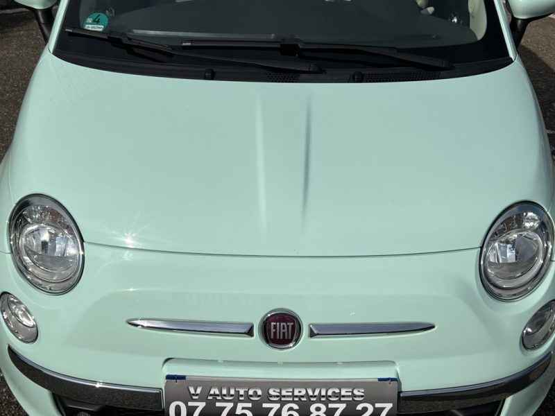 FIAT 500 1.2 8v 69ch Club Dualogic 89.000km Garantie 6 Mois