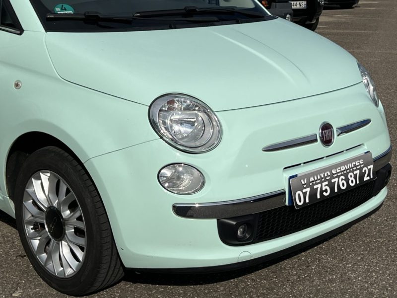 FIAT 500 1.2 8v 69ch Club Dualogic 89.000km Garantie 6 Mois