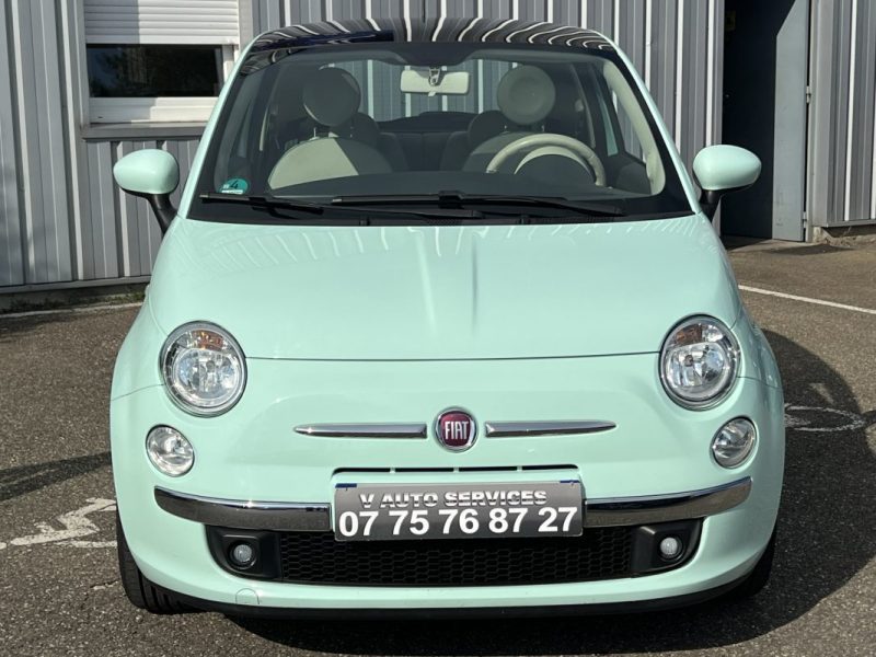 FIAT 500 1.2 8v 69ch Club Dualogic 89.000km Garantie 6 Mois