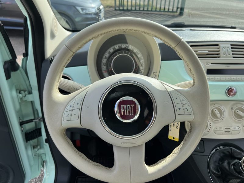 FIAT 500 1.2 8v 69ch Club Dualogic 89.000km Garantie 6 Mois