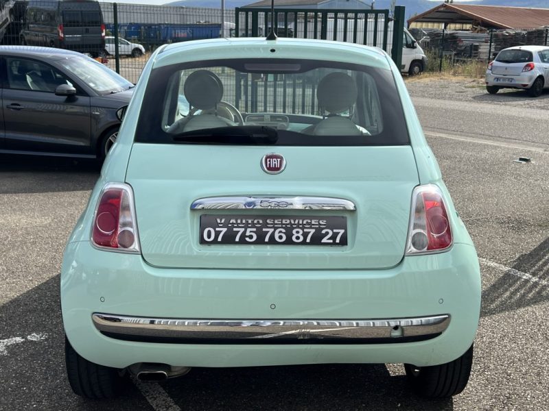 FIAT 500 1.2 8v 69ch Club Dualogic 89.000km Garantie 6 Mois