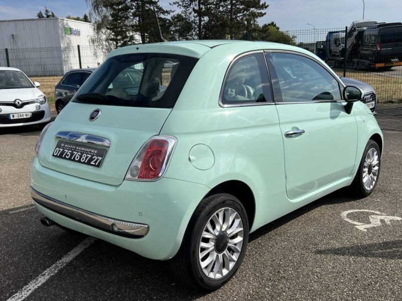 FIAT 500 1.2 8v 69ch Club Dualogic 89.000km Garantie 6 Mois