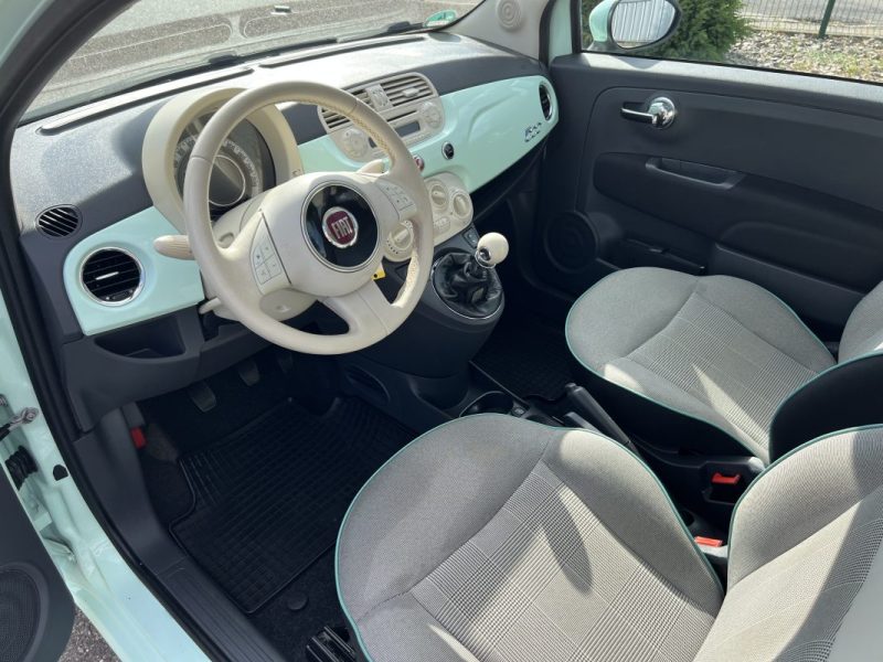 FIAT 500 1.2 8v 69ch Club Dualogic 89.000km Garantie 6 Mois