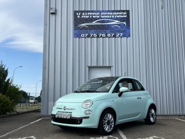 FIAT 500 1.2 8v 69ch Club Dualogic 89.000km Garantie 6 Mois