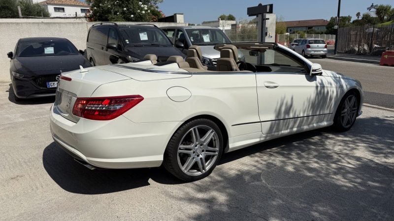 MERCEDES CLASSE E E500 / 388CH EXECUTIVE CABRIOLET BVA 2011
