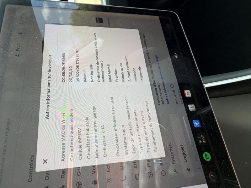 TESLA MODEL 3 DUAL MOTOR AWD GRANDE AUTONOMIE 2019