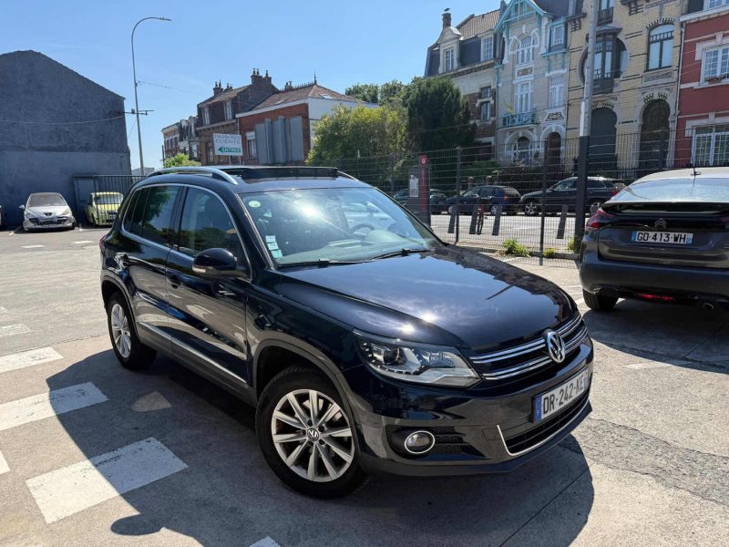 VOLKSWAGEN TIGUAN CARAT 4 MOTION 2.0 TDI 140cv BLUEMOTION DSG7 - CAMERA/T.O/GPS/CUIr