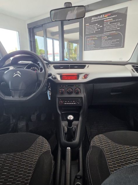 CITROEN C3 - 1.4i 75ch Essence 2010 - Distribution neuve - CT OK - Garantie 12 mois ou 15000km