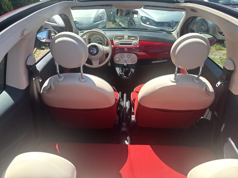 FIAT 500 CABRIOLET GARANTIE 12 MOIS