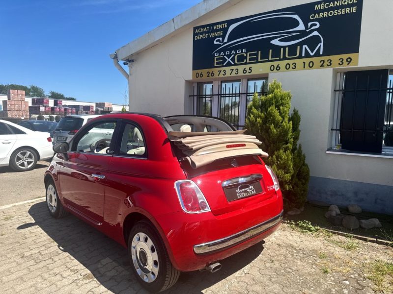 FIAT 500 CABRIOLET GARANTIE 12 MOIS