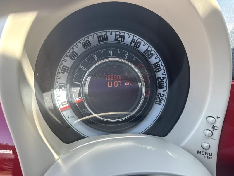 FIAT 500 CABRIOLET GARANTIE 12 MOIS