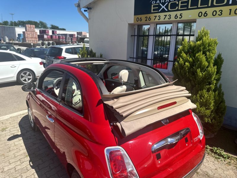 FIAT 500 CABRIOLET GARANTIE 12 MOIS