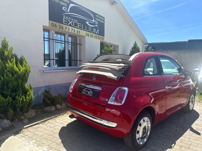 FIAT 500 CABRIOLET GARANTIE 12 MOIS