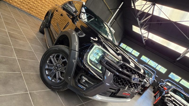 FORD RANGER IV DOUBLE CABINE 2.0 ECOBLUE 205 S&S 4X4 E-4WD WILDTRAK X BVA10*CAMERA*LED*ACC* 2023